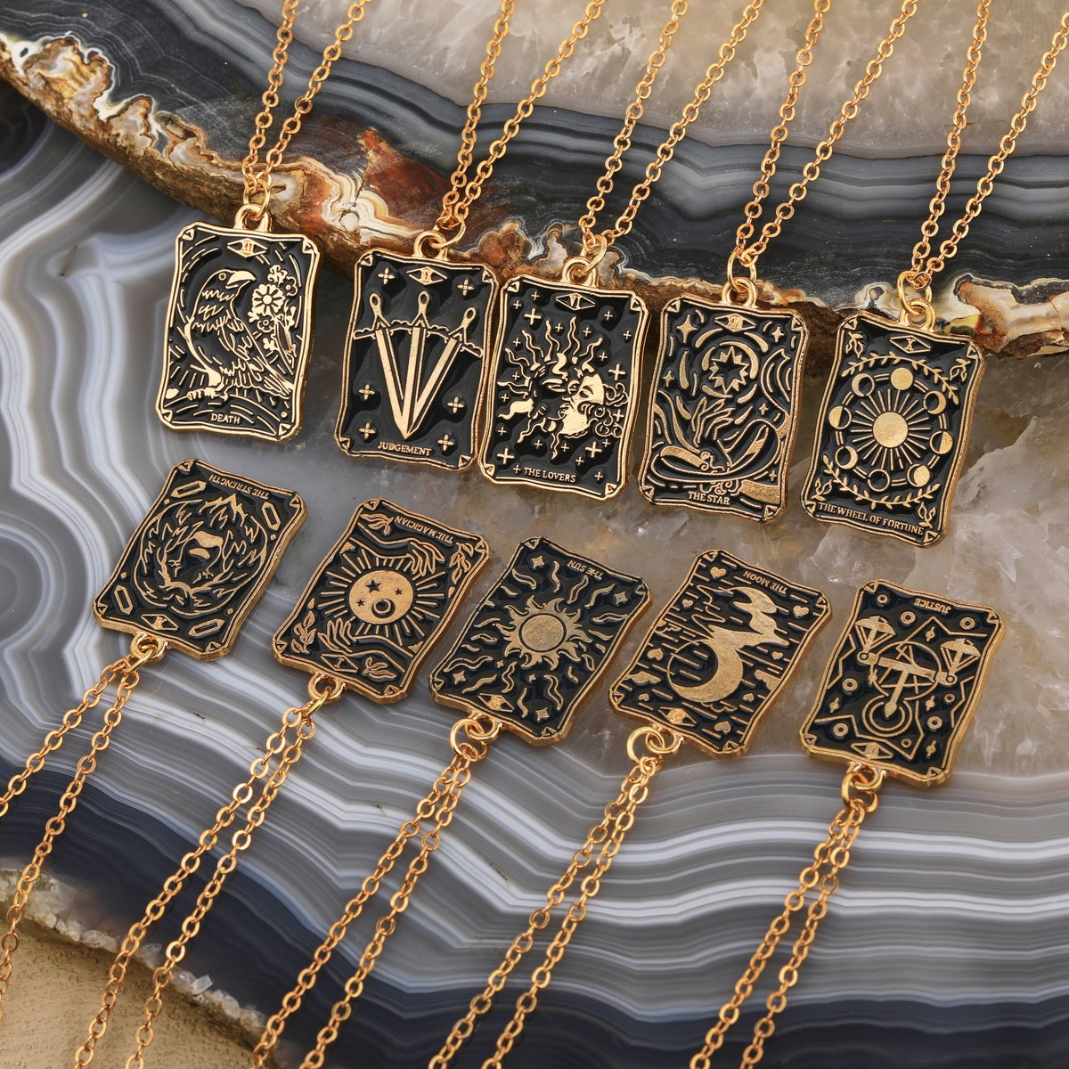 Sunset tarot necklace, photo 3